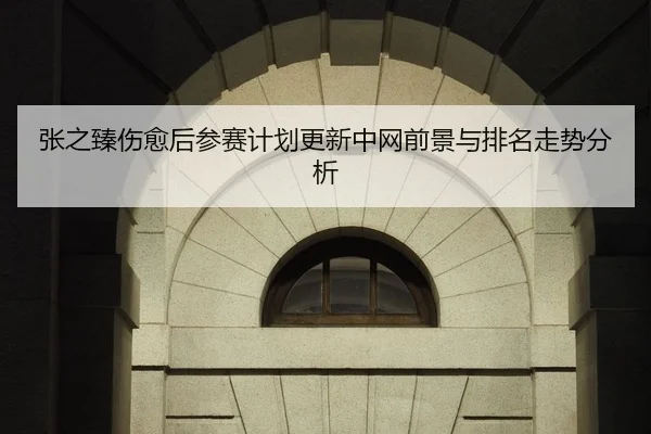 张之臻伤愈后参赛计划更新中网前景与排名走势分析